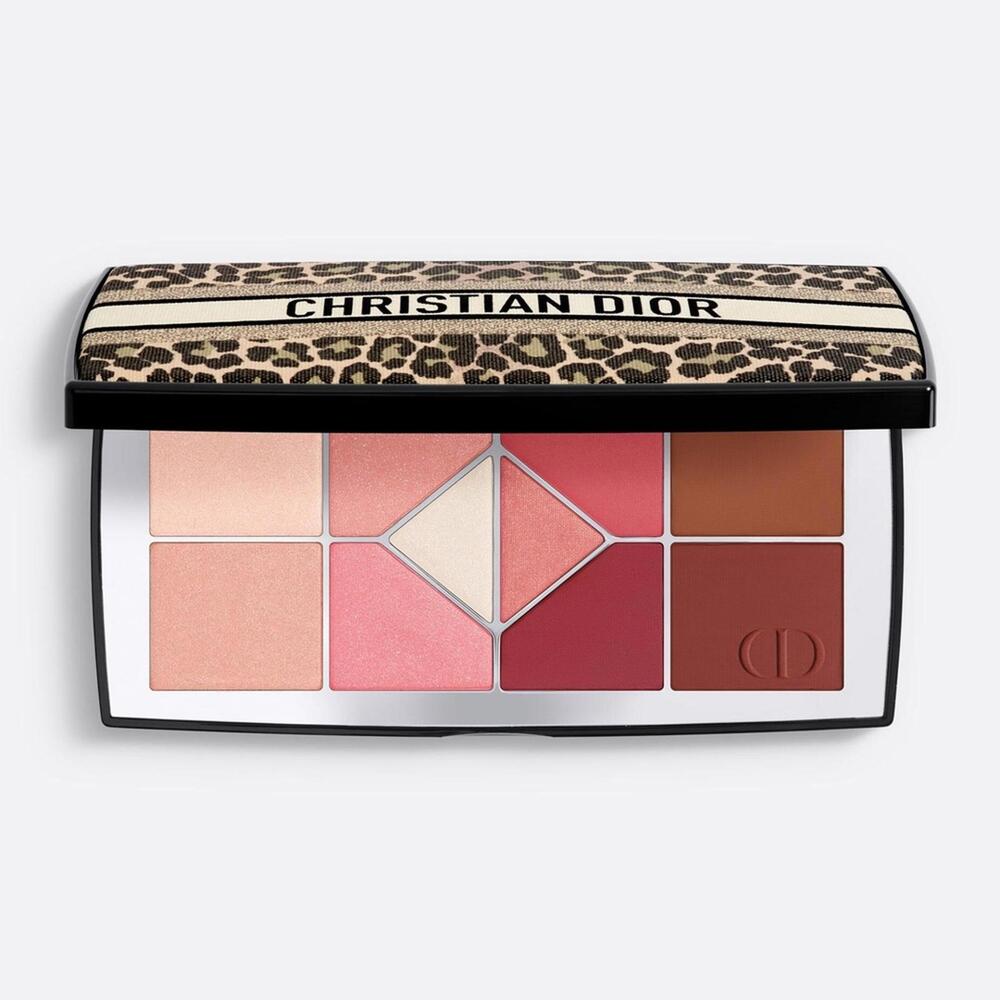 Dior Pink and Red Eyeshadow Palette Luxurious Makeup
